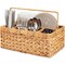 Best Choice Products Utensil Caddy w/Handle - 5 Compartments, Woven Wicker Utensil Silverware Flatware Organizer
